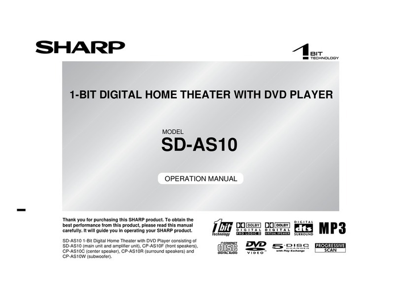 Sharp SD-AS10 User manual Sharp SD-AS10 User manual