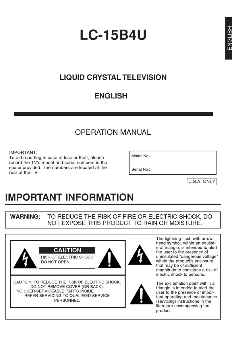 Sharp LC-15B4U User manual