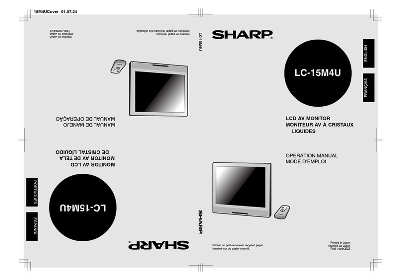 Sharp LC-15M4U User manual Sharp LC-15M4U User manual