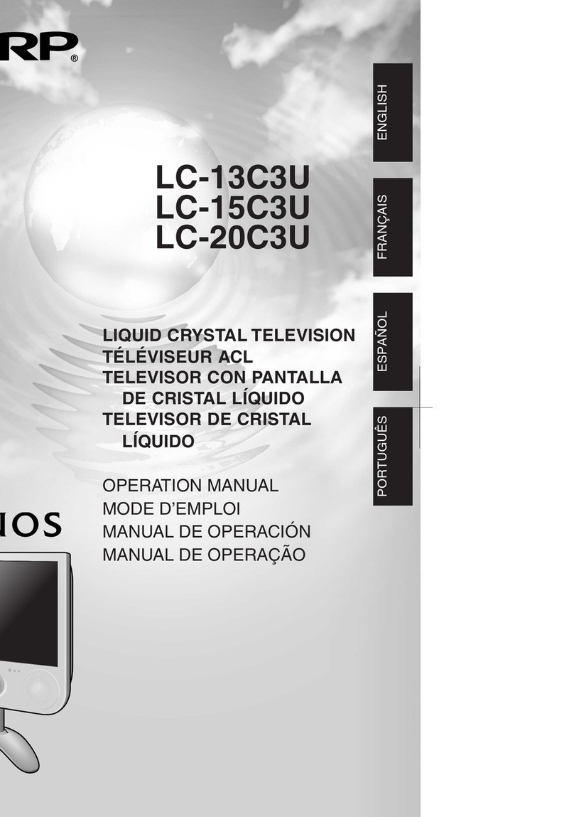 Sharp Aquos LC-13C3U User manual