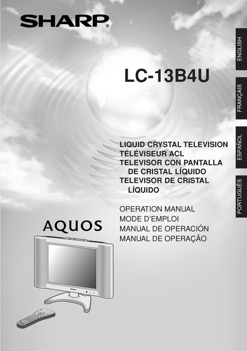 Sharp AQUOS LC-13B4U User manual