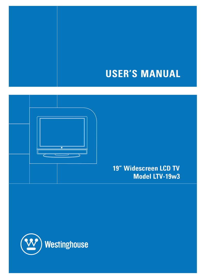 Westinghouse LTV-19W3 - 19" LCD TV User manual Westinghouse LTV-19W3 - 19" LCD TV User manual