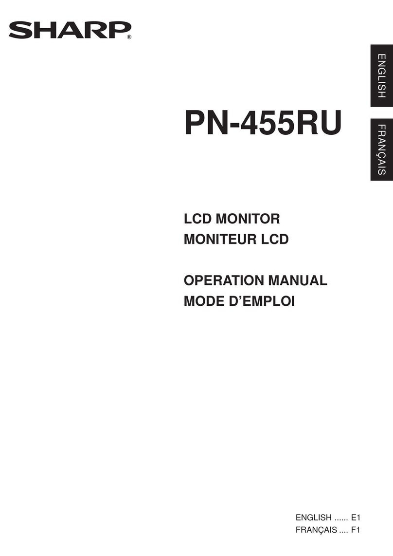 Sharp PN-455RU User manual