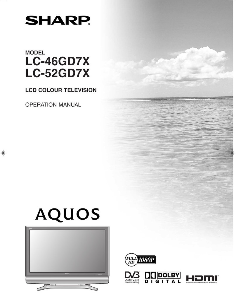 Sharp Aquos LC-46GD7X User manual