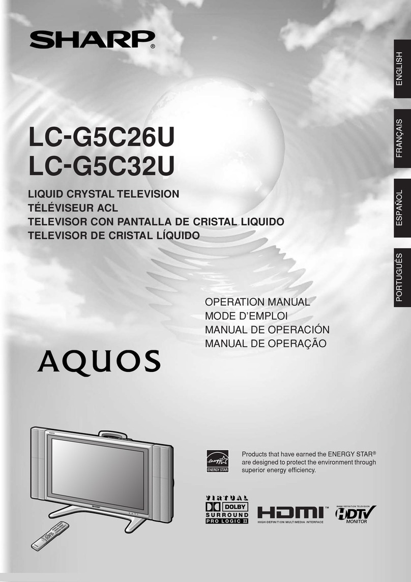 Sharp Aquos LC G5C32U User manual