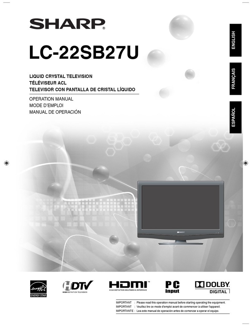 Sharp LC 22SB27U User manual