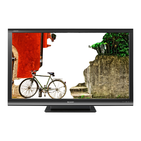 Sharp AQUOS LC-C6077UN User manual