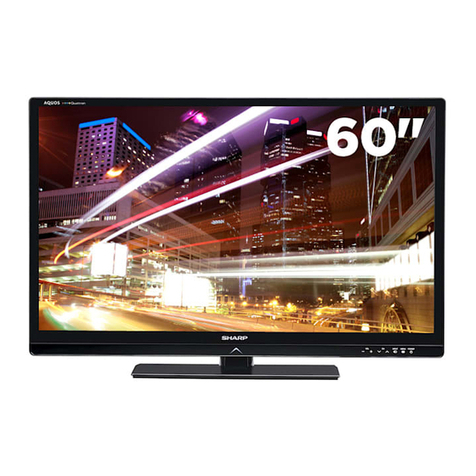 Sharp AQUOS LC-60LE831U User manual