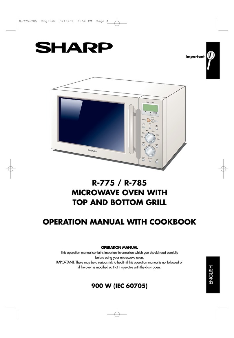 Sharp R-775 Instruction Manual