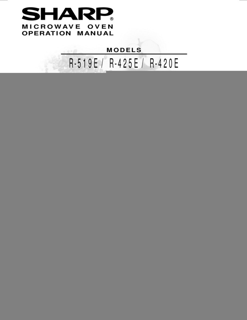 Sharp R-420E User manual
