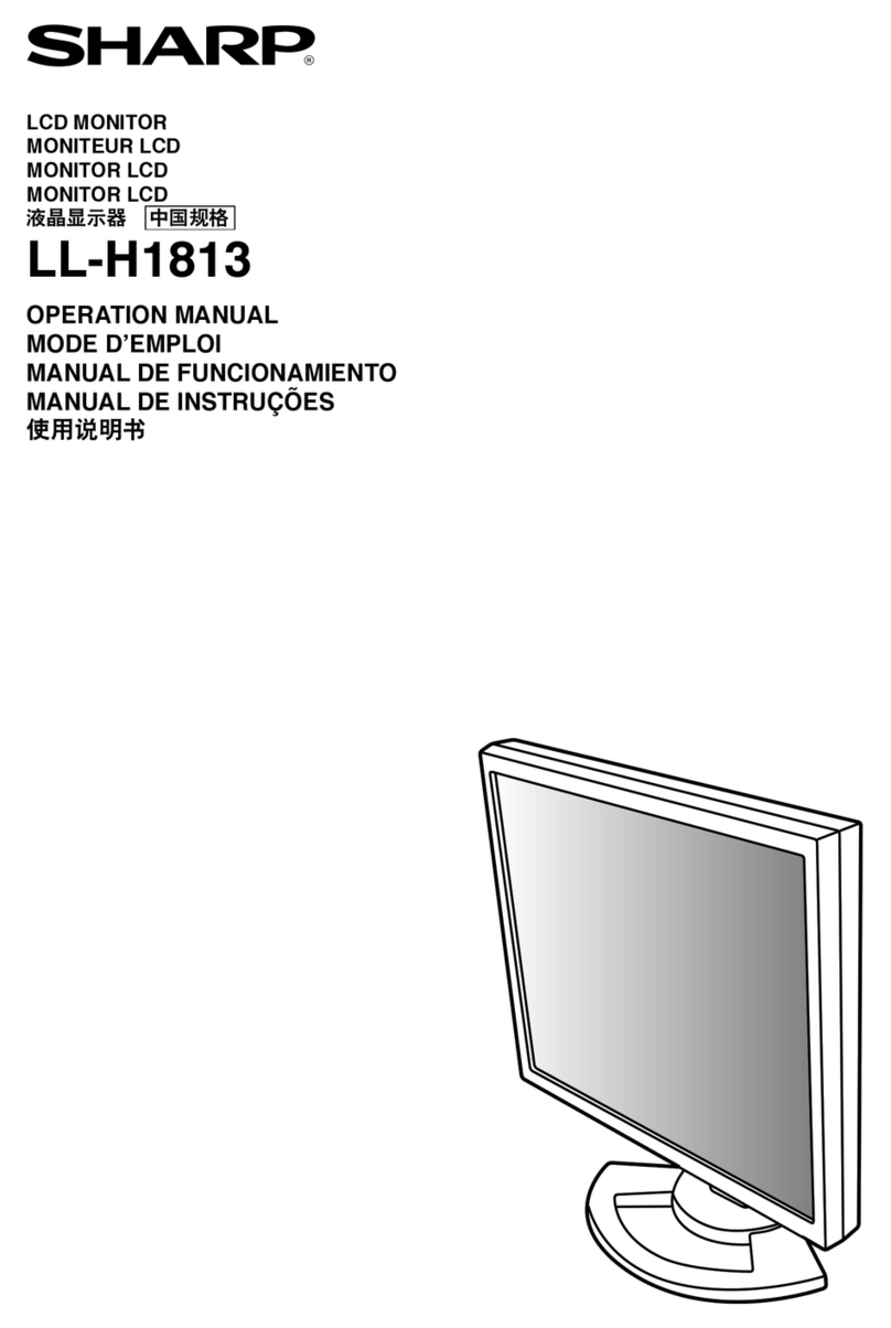 Sharp LL-H1813 User manual