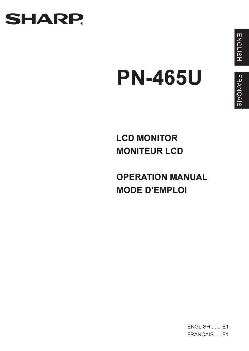 Sharp PN-465U User manual