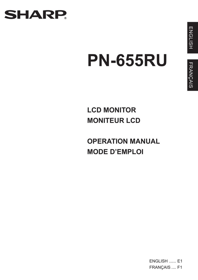 Sharp PN-655RU User manual