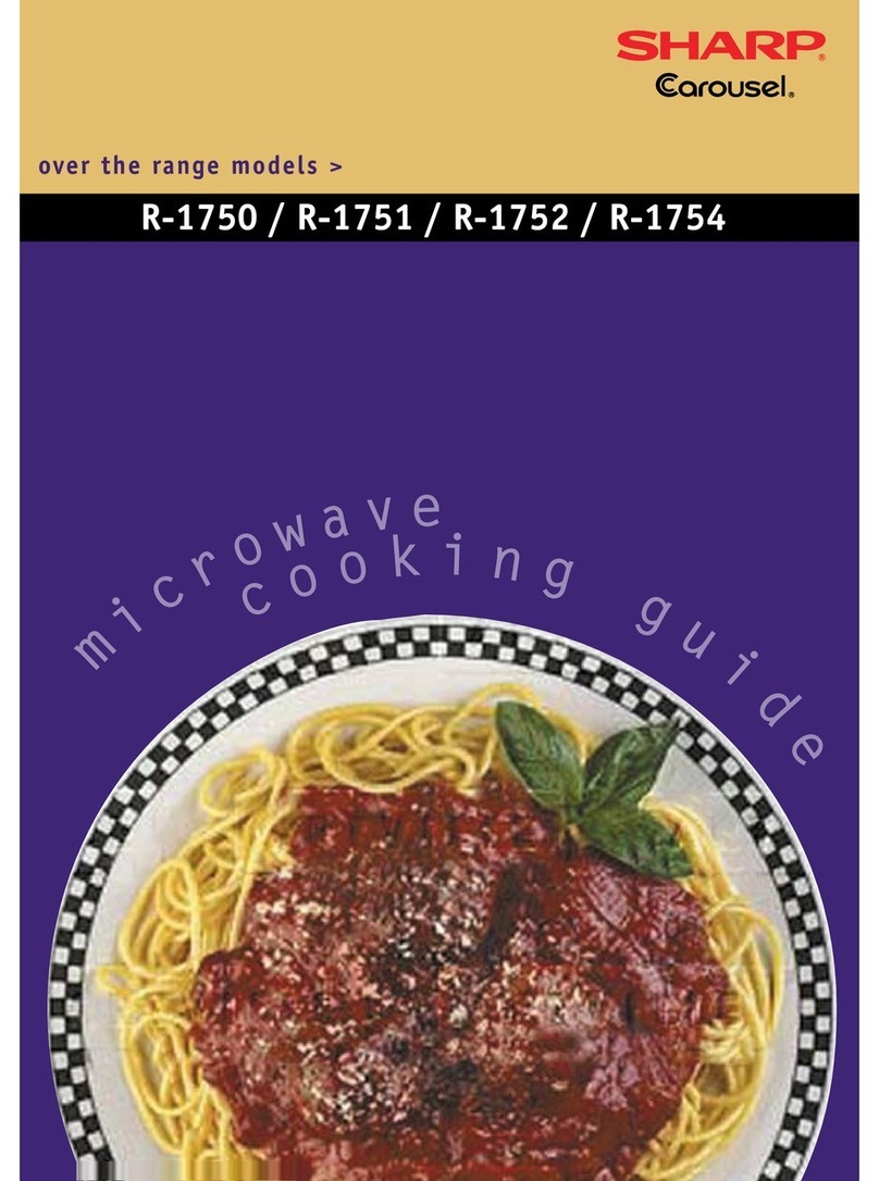 Sharp Carousel R-1751 Use and care manual Sharp Carousel R-1751 Use and care manual