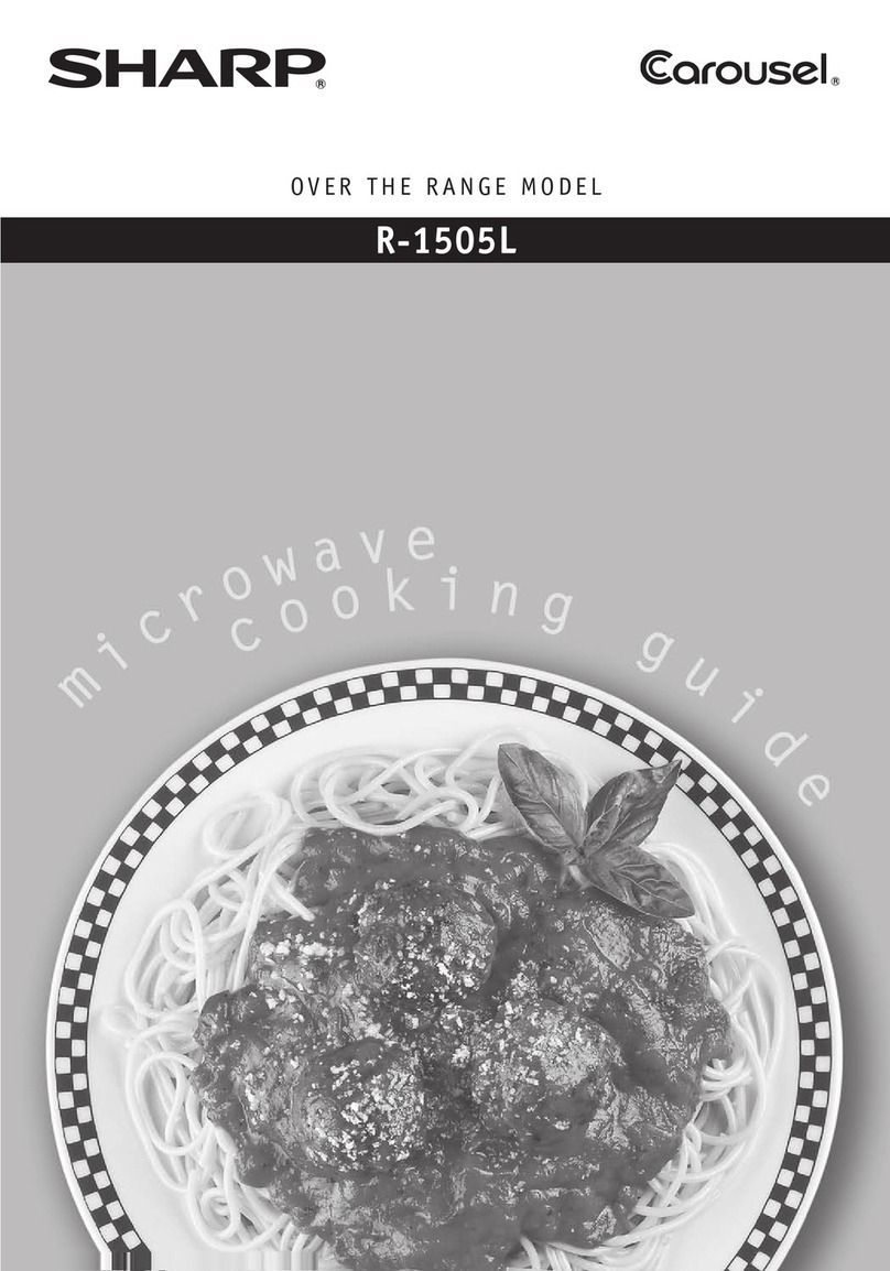 Sharp R-1505L Use and care manual