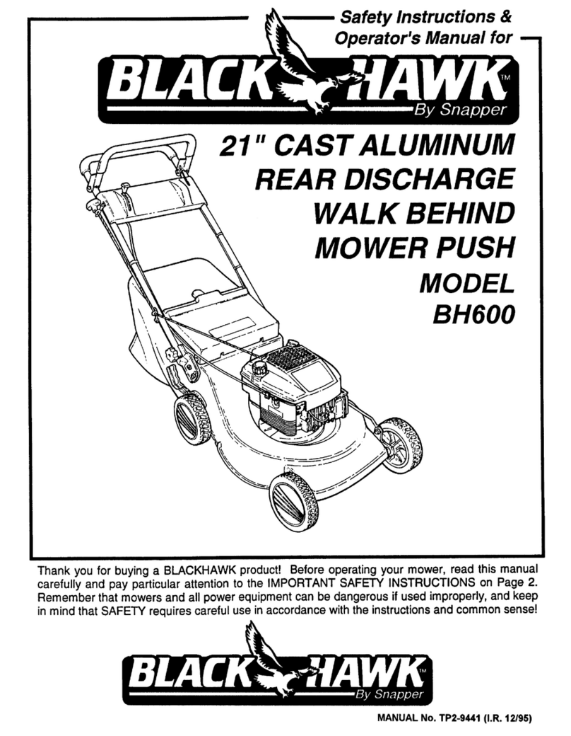 BLACKHAWK! BH600 Safety instructions & operator's manual