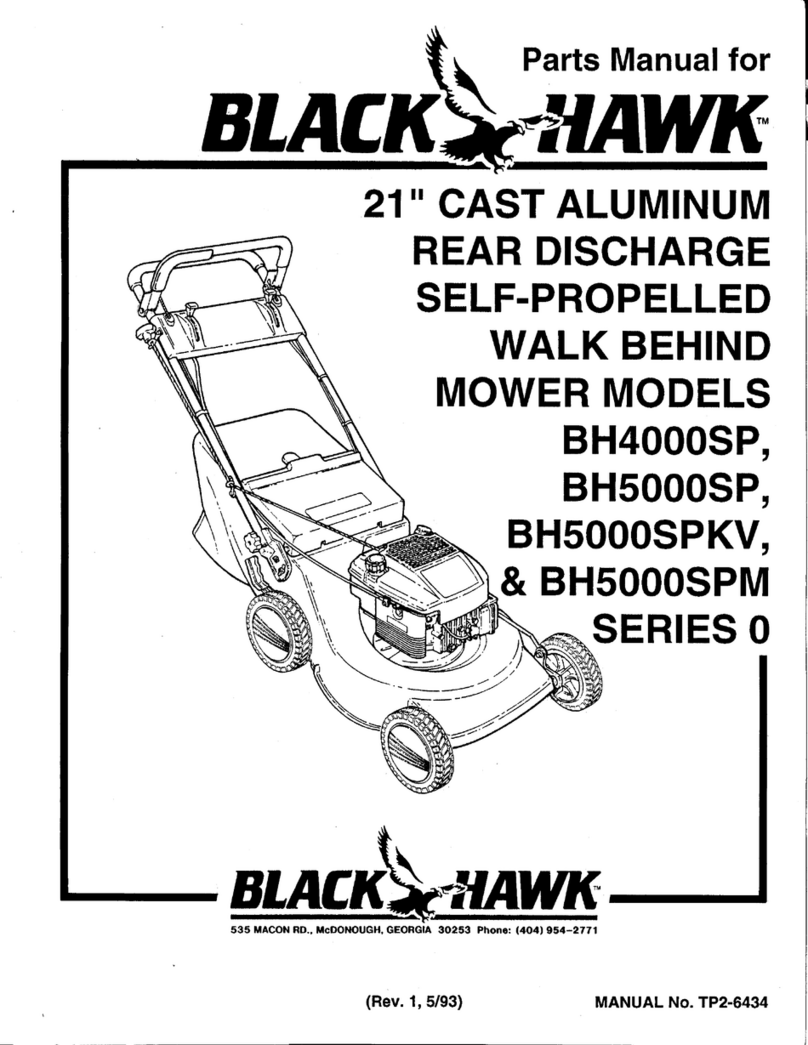 BLACKHAWK! BH4000SP parts manual