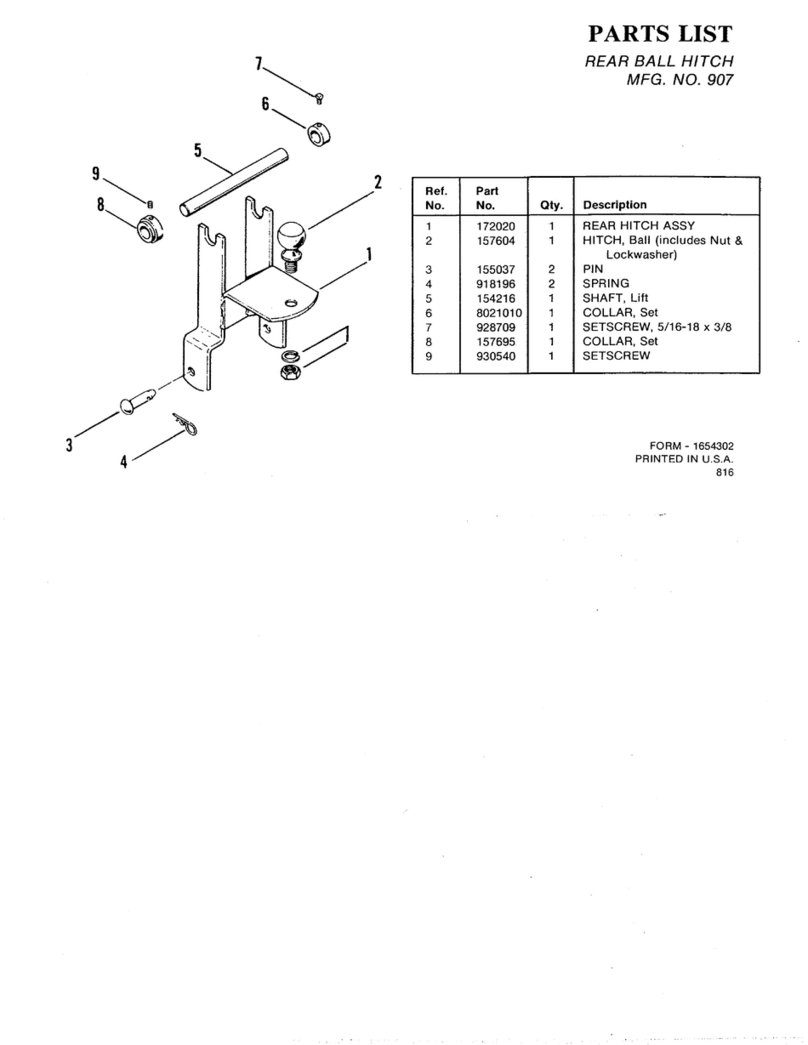 Snapper 907 User manual