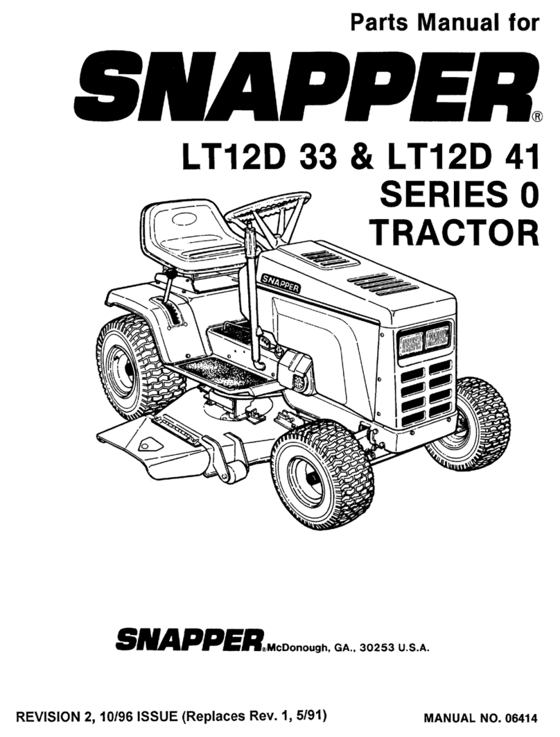 Snapper LT12D41 Series parts manual