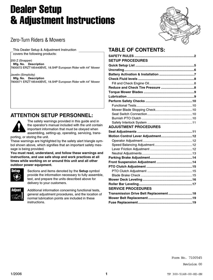 Snapper ERZT185440BVE, ERZT20441BVE2, RZT22500BVE2,... Manual Snapper ERZT185440BVE, ERZT20441BVE2, RZT22500BVE2,... Manual