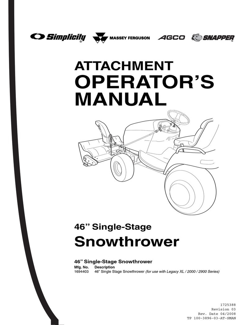Snapper Legacy XL 2000 Operator's manual