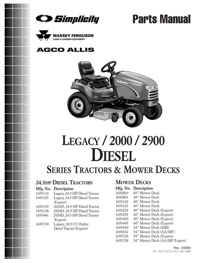 Simplicity 2000 Series User manual