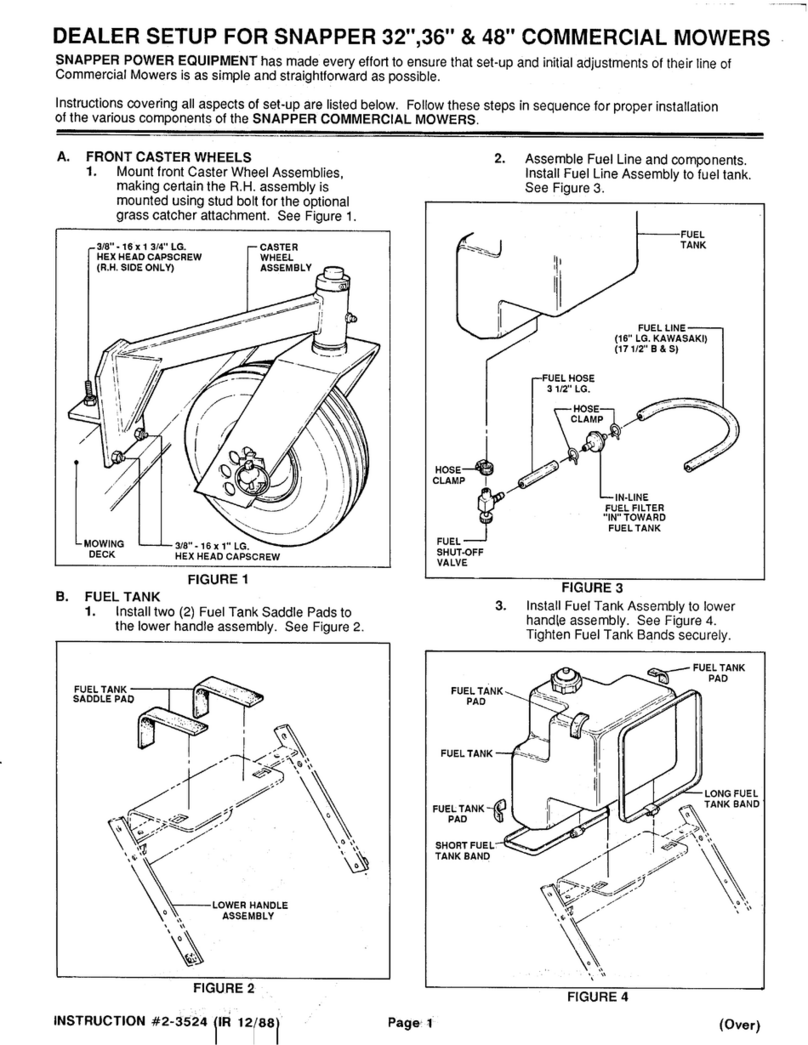 Snapper 2-3524 User manual