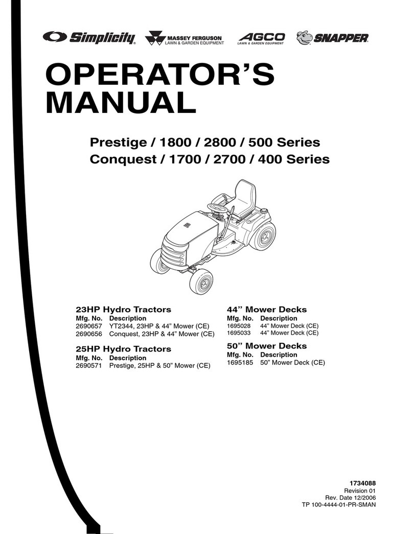 Snapper 1800, 2800, 500, 1700, 2700, User manual Snapper 1800, 2800, 500, 1700, 2700, User manual