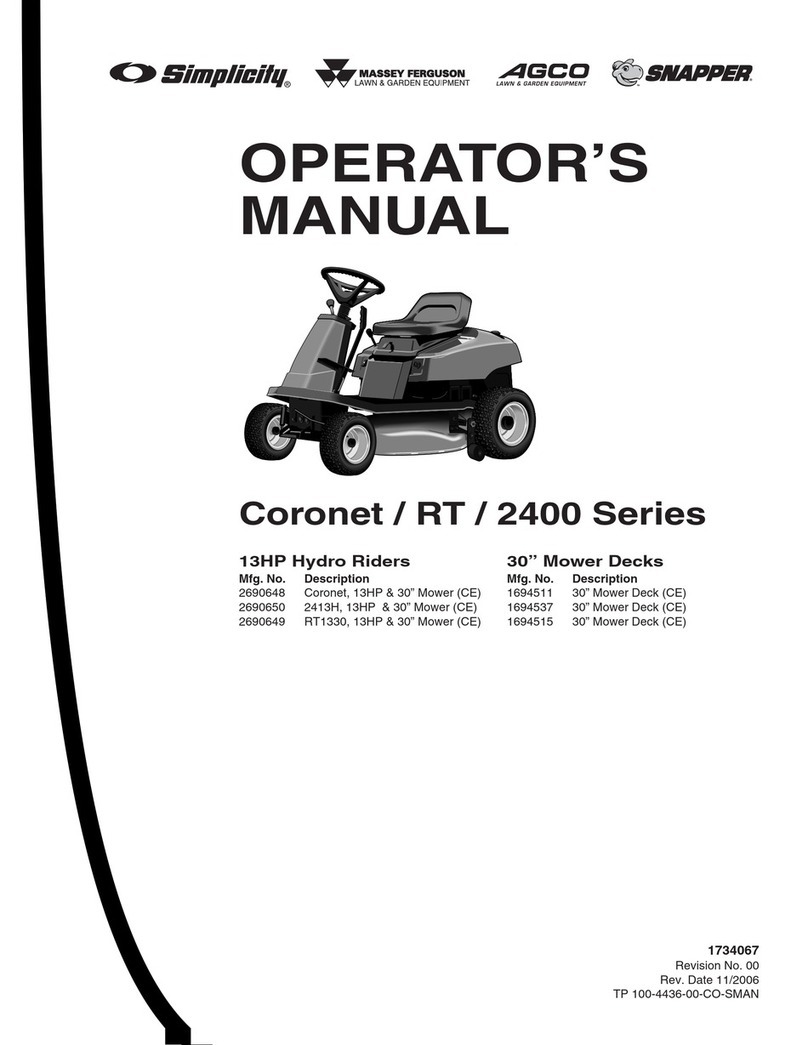 Snapper 2400 Series User manual