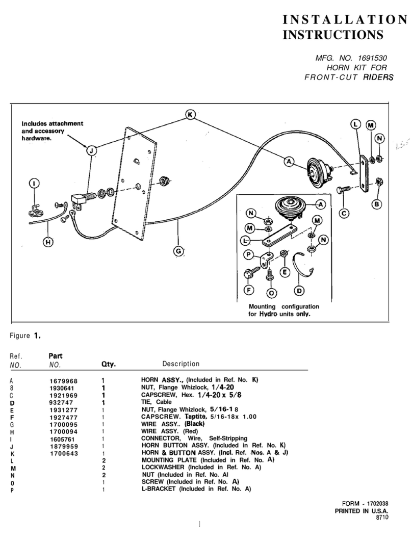 Snapper 1691530 User manual Snapper 1691530 User manual