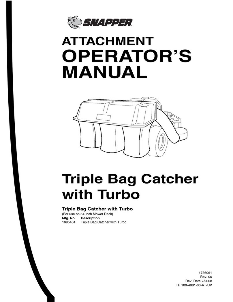 Snapper 1695464 User manual Snapper 1695464 User manual