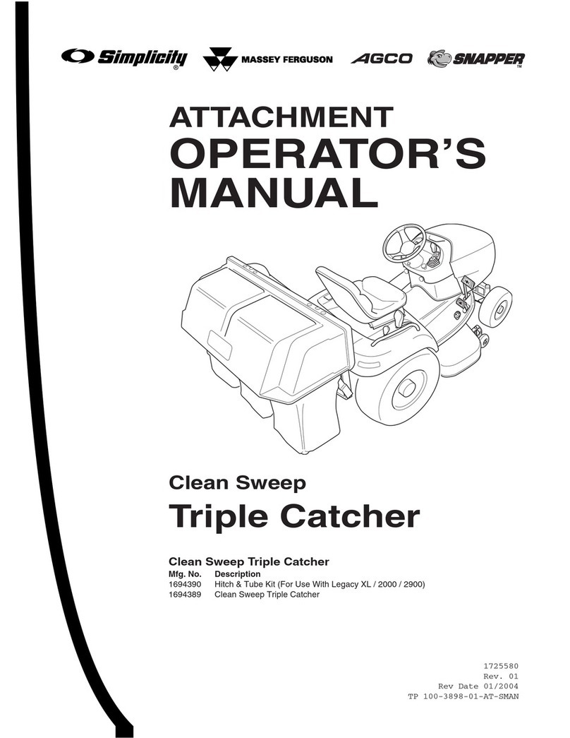 Simplicity 1694389 Operator's manual
