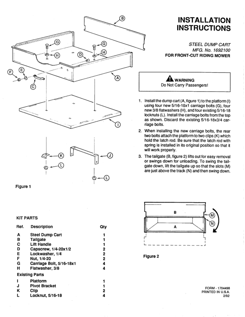 Snapper 1692100 User manual Snapper 1692100 User manual