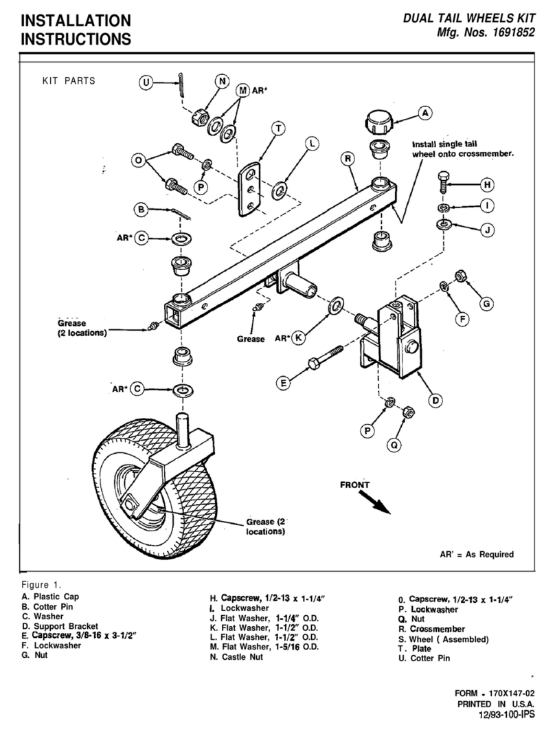 Snapper 1691852 User manual Snapper 1691852 User manual