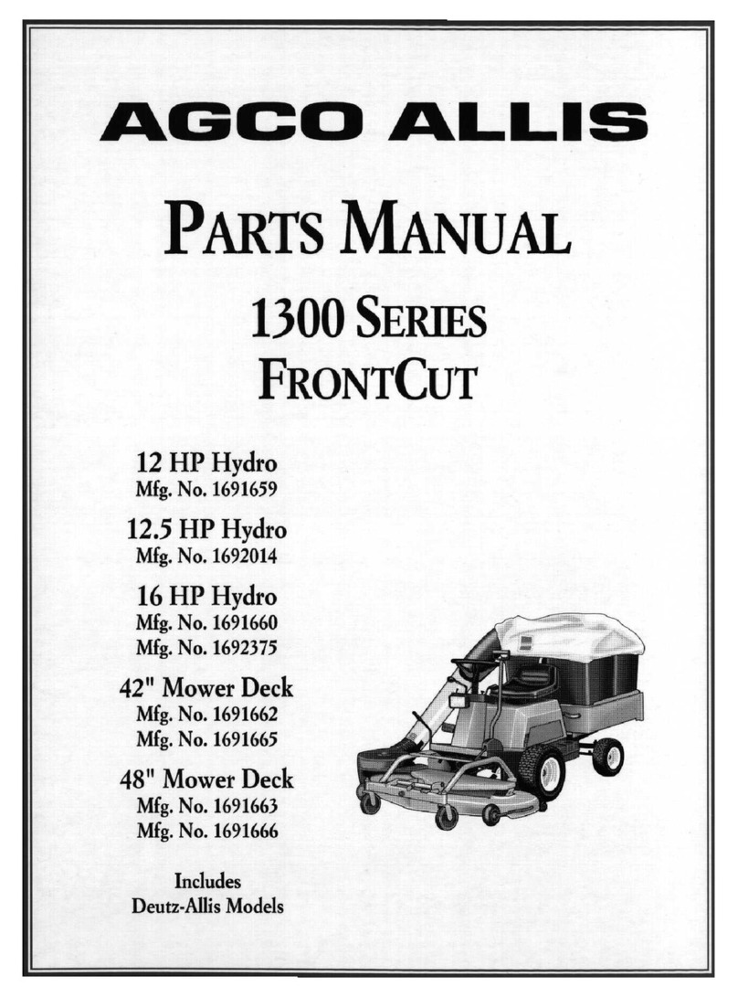 AGCO Allis 1691660 User manual AGCO Allis 1691660 User manual