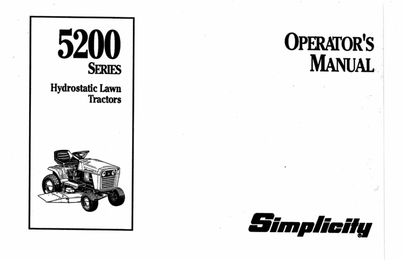 Simplicity 5200 Series User manual