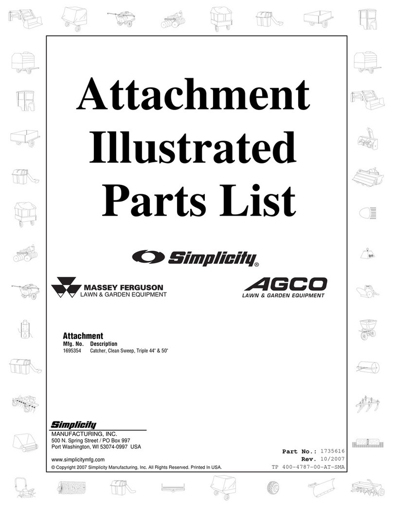 Simplicity 4787 Illustrated parts list
