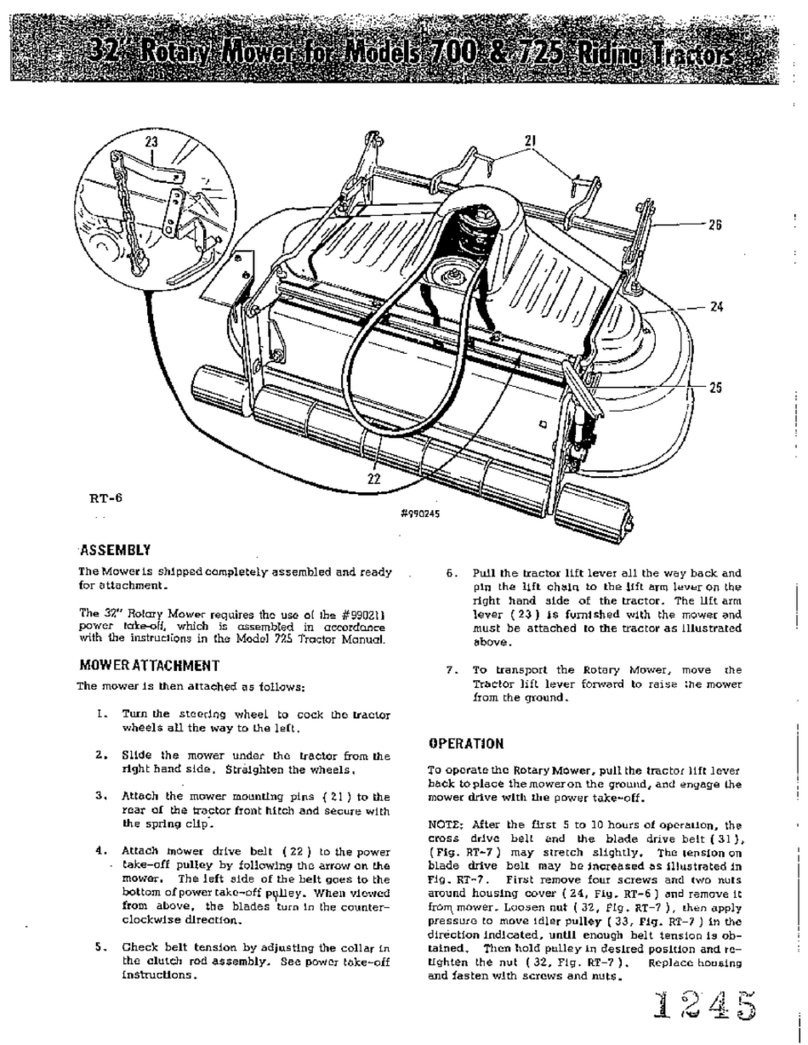 Snapper 700 User manual