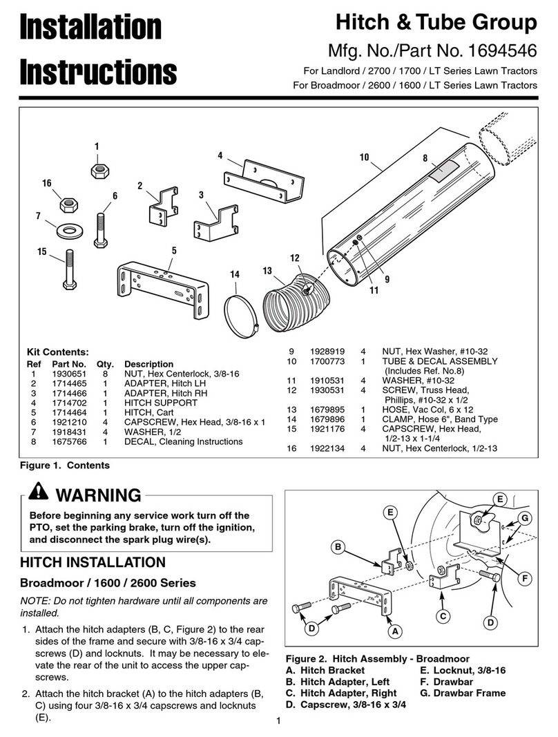 Simplicity Broardmoor 2600, 1600,  LT Series User manual