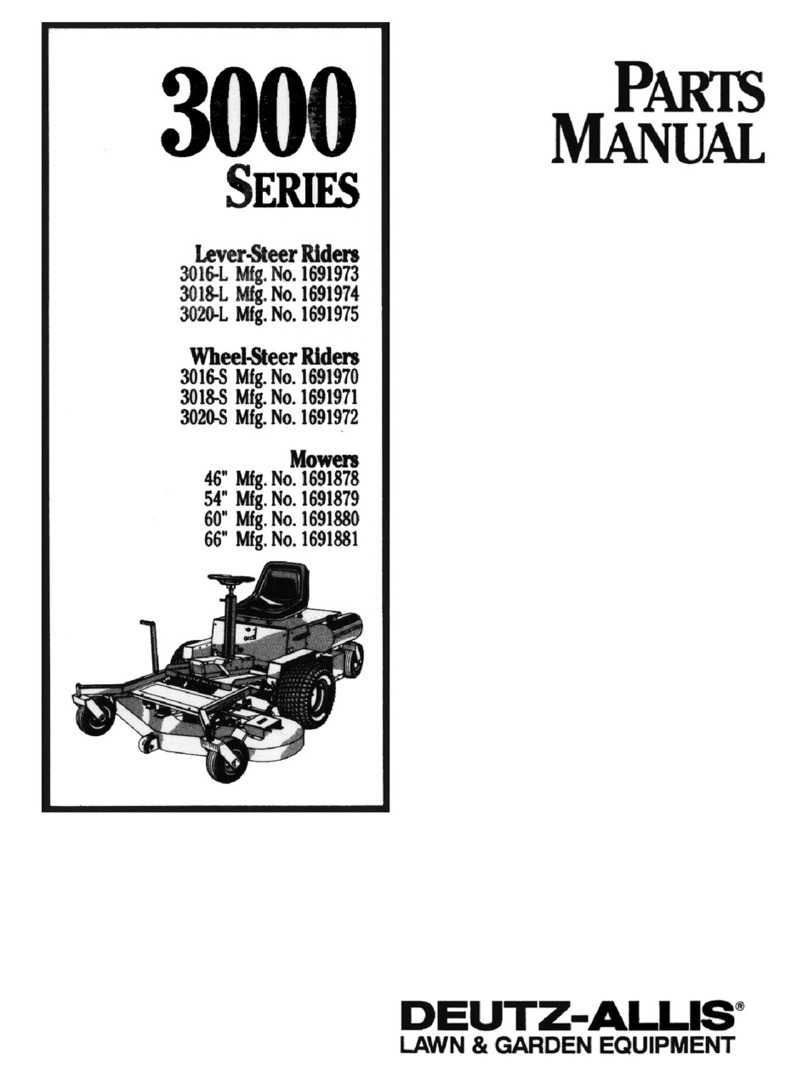 Deutz-Allis 3000 Series User manual Deutz-Allis 3000 Series User manual
