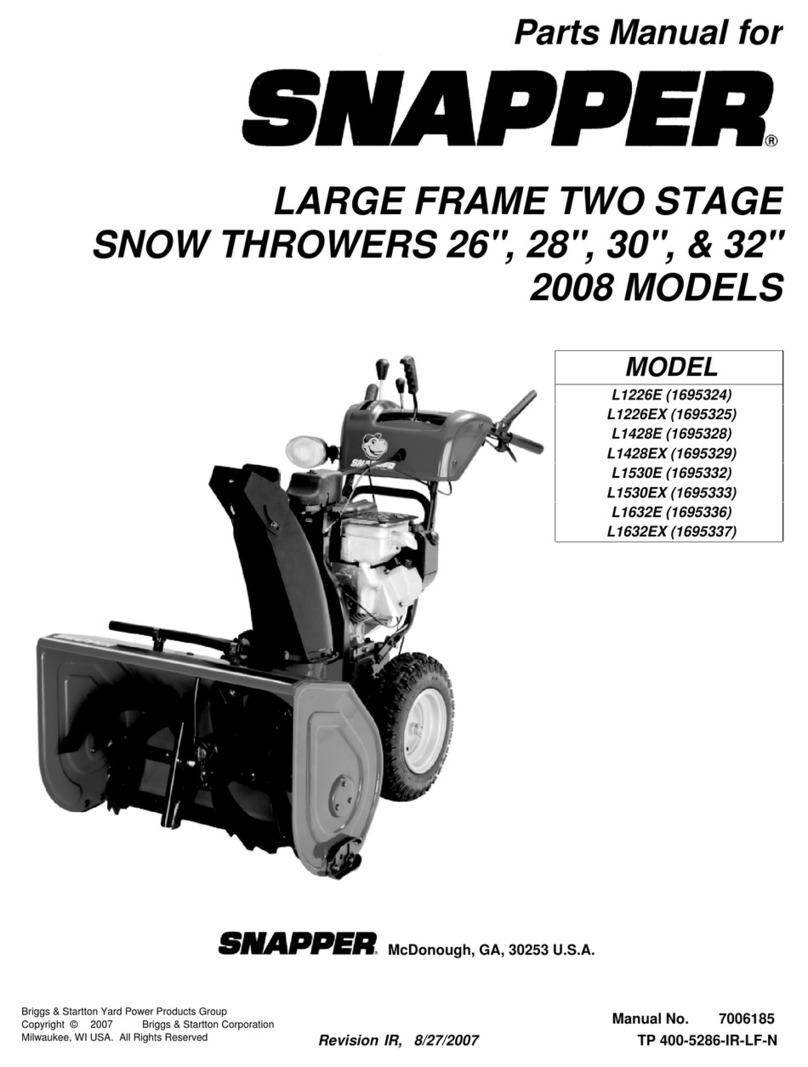 Snapper L1226E parts manual