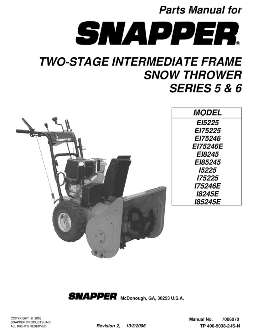 Snapper EI User manual