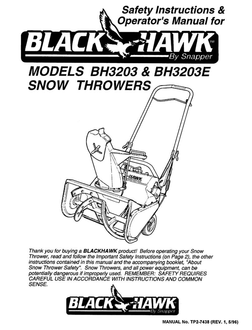 BLACKHAWK! BH3203E Safety instructions & operator's manual