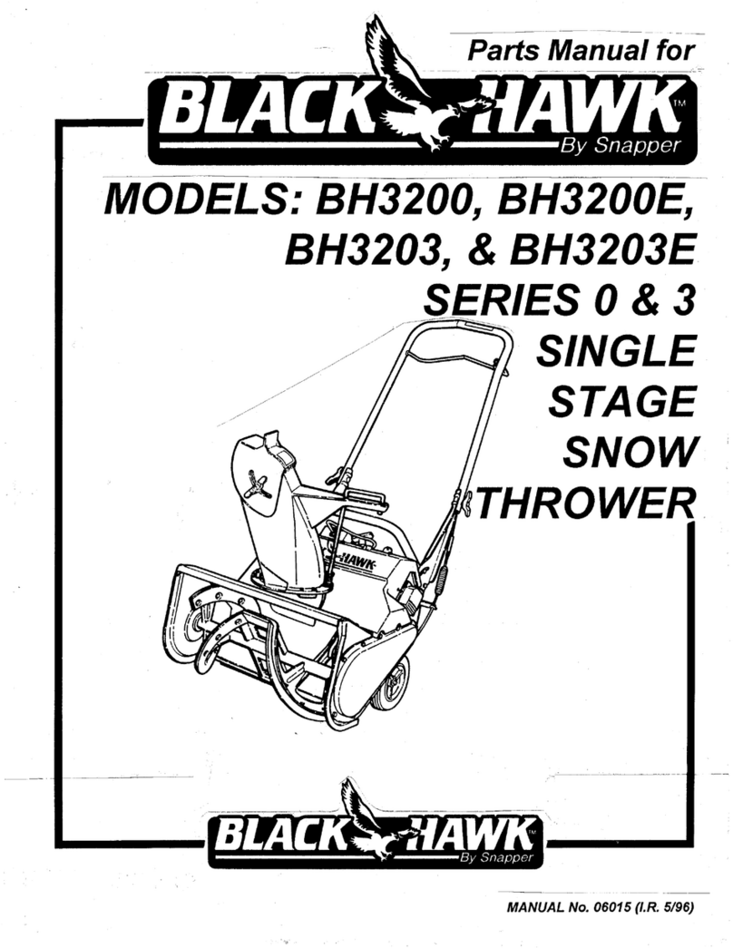 BLACKHAWK! BH3200 parts manual