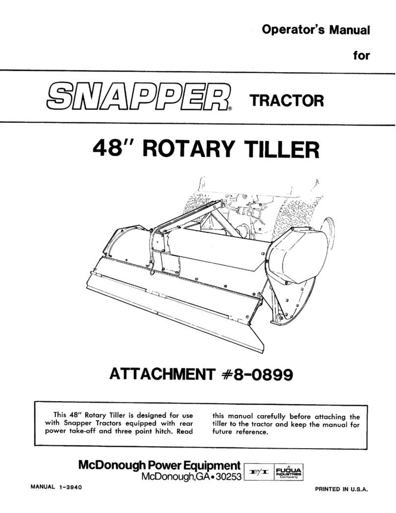 Snapper 8-0899 User manual Snapper 8-0899 User manual