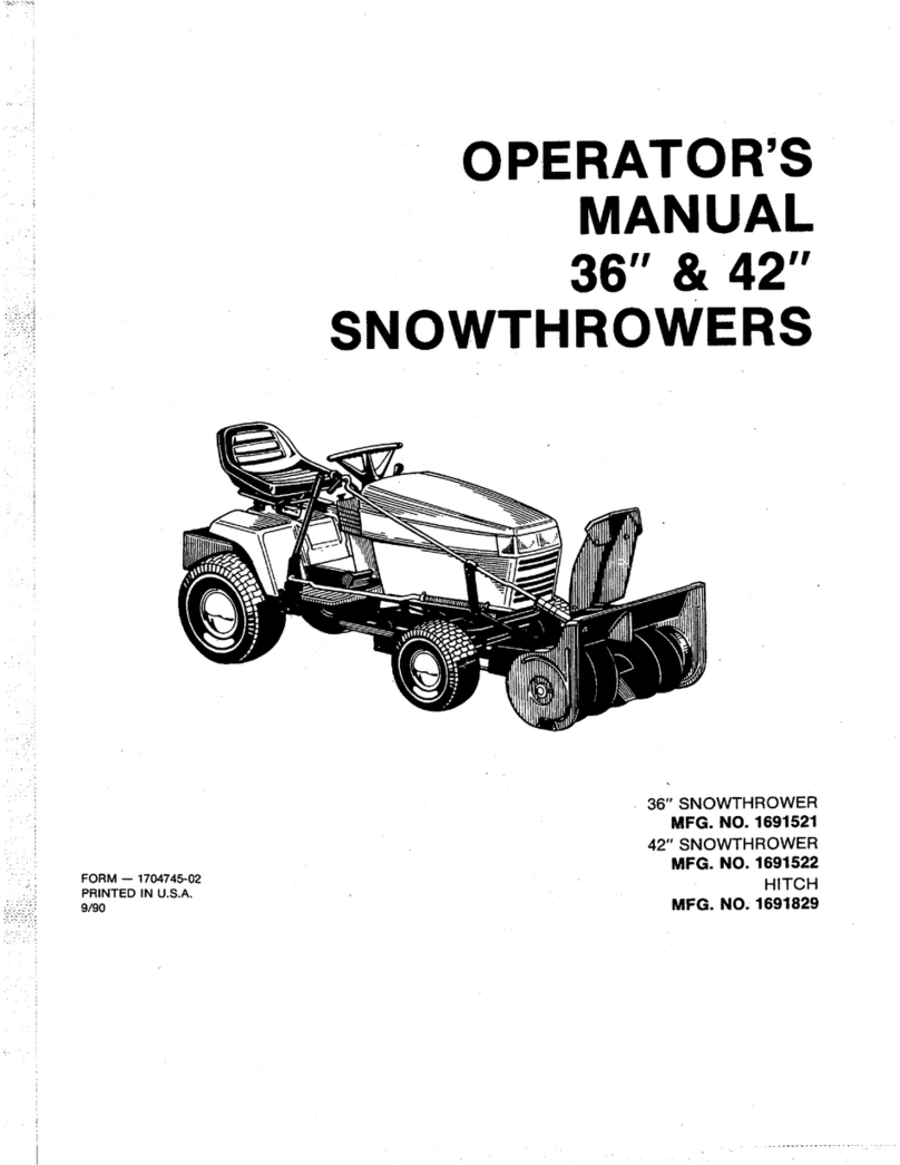 Simplicity 1691522 Operator's manual Simplicity 1691522 Operator's manual