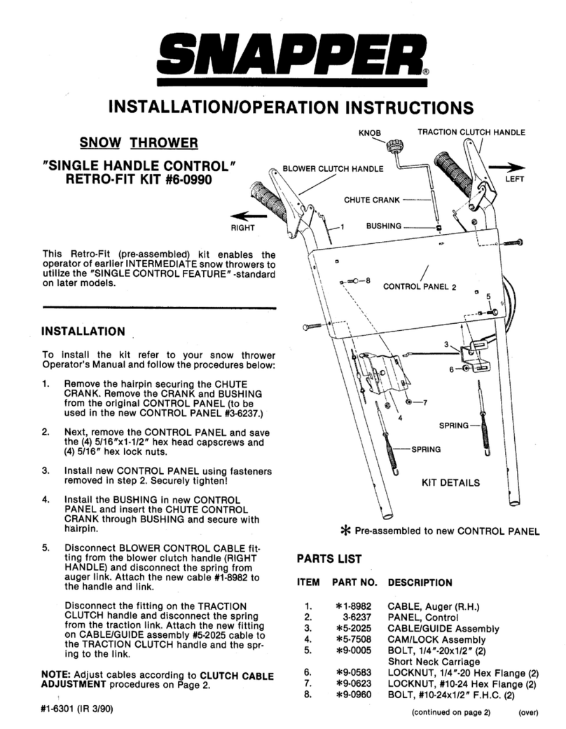 Snapper 6-0990 Guide Snapper 6-0990 Guide