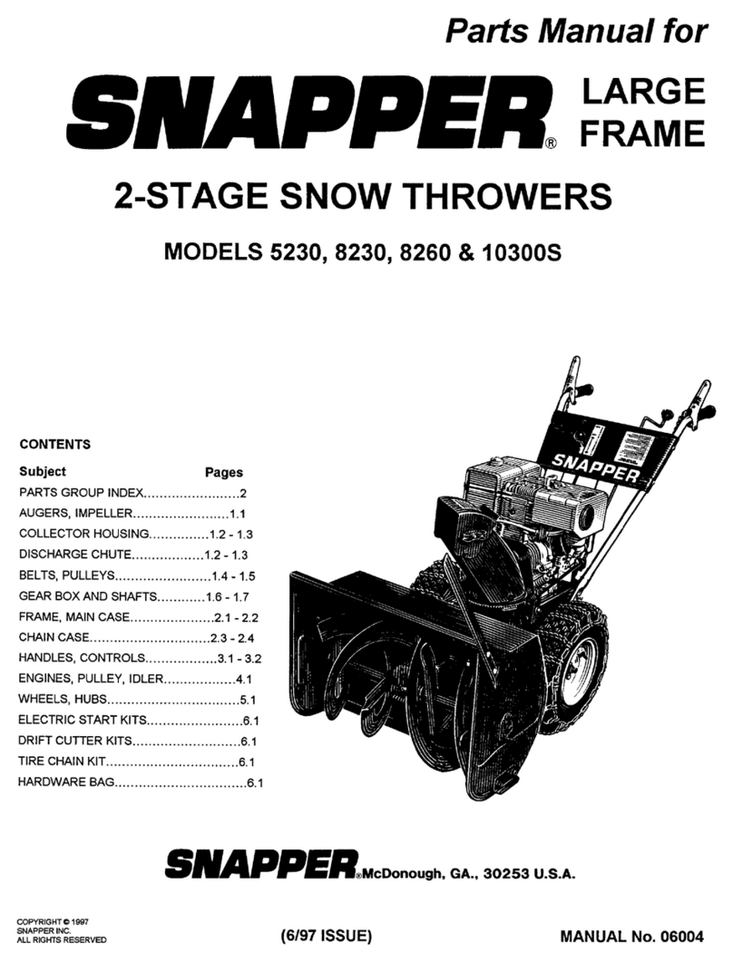 Snapper 5230 parts manual