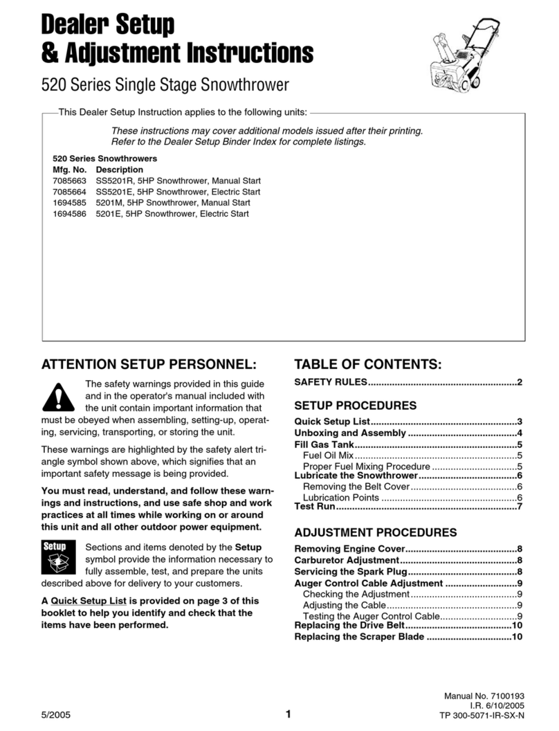 Snapper 5201E Manual