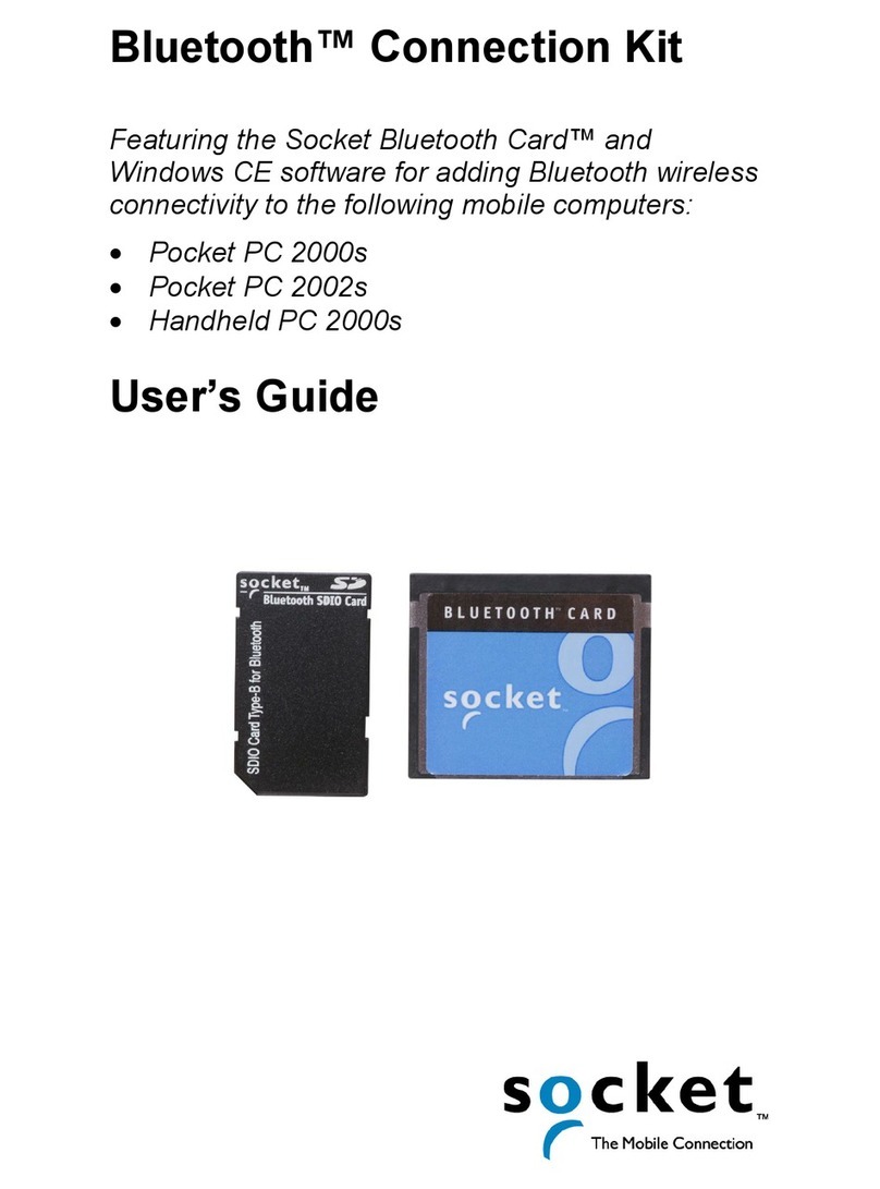 Socket Bluetooth Connection Kit user guide